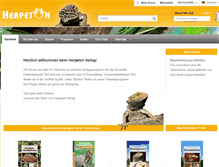 Tablet Screenshot of herpeton-verlag.de